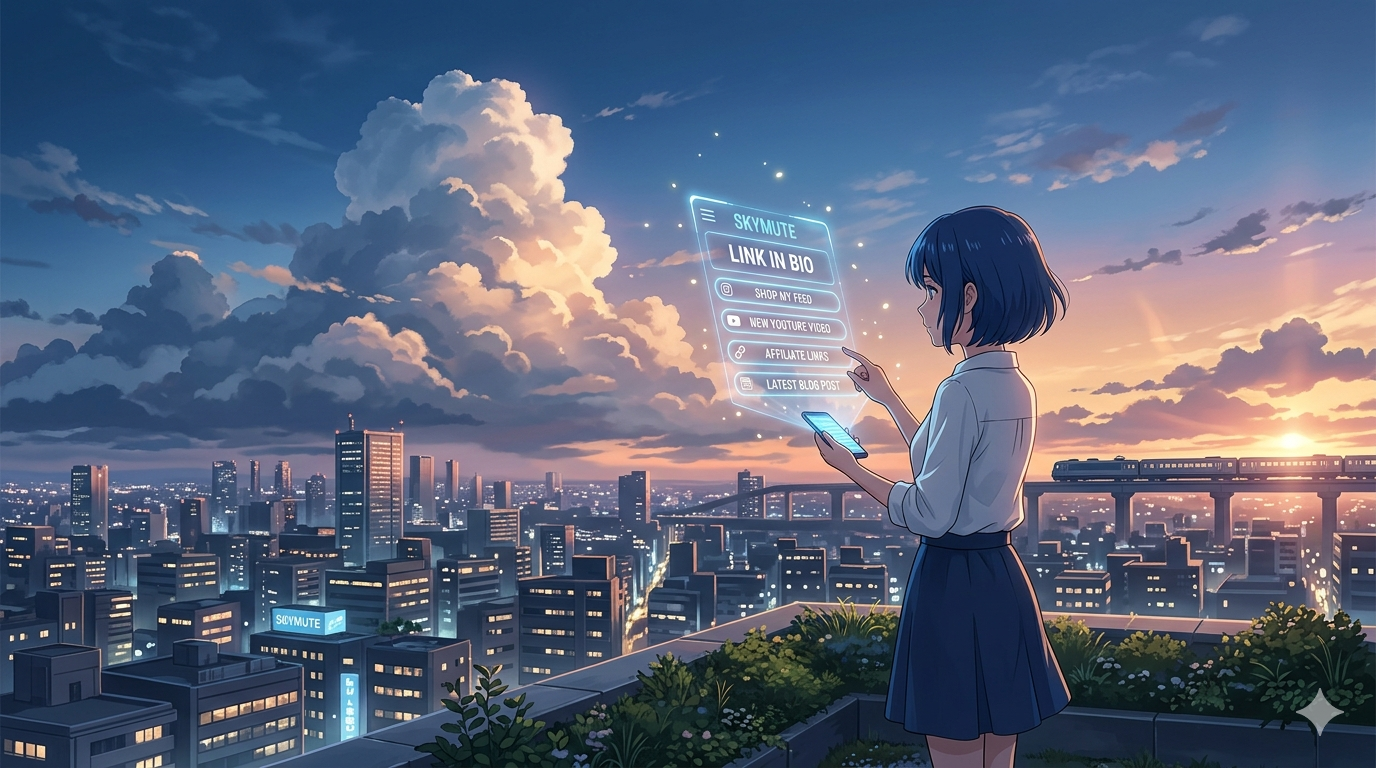 What Is a Link in Bio. and Why influencers use skymute for it,