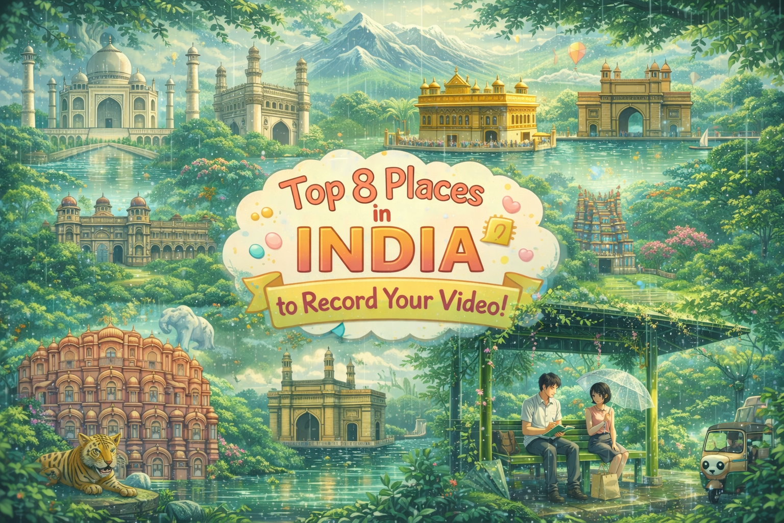 Top 8 places in india to record you video
